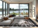 Wilton teppe   Marineo grå Størrelse: 160 x 230 cm