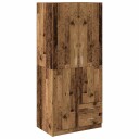  Garderobe gammelt tre 80x52x180 cm konstruert tre 8721158434616