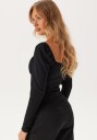BUBBLEROOM Neija Square Neck Top Black L
