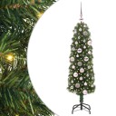  Kunstig juletre med 150 LED grønn 120 cm PVC og stål og plast
