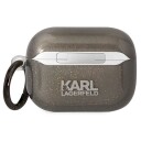 Karl Lagerfeld Karl Lagerfeld Klaphnkctgk Airpods Pro Deksel Svart/Svart Gliter Karl&Choupette
