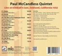 Paul McCandless  Live At Kimball's East 1992  CD