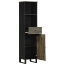  Baderomsskap svart 38x33x160 cm heltre mango 8721158447999