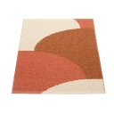 Pappelina Hill teppe Brick/Rust/Cream 70 x 90cm