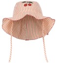 Konges Sløjd Solhatt - Ellie - Kjærlighet Stripe - Konges Sløjd - 12-18 md - Solhatt - Rosa - 80-86