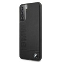 BMW Frontpanelveske til Samsung S21+ med Signaturlogo - Svart