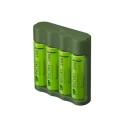 GP ReCyko Everyday-batteriladdare B421 (USB), inkl. 4 stk. AA 2100mAh NiMH-batterier