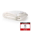 Nedis Elektrisk Teppe | Underblanket | 1 Person | 150 x 80 cm | 3 Varmeinnstillinger | Vaskbar | Overopphetings vern | Polyester / Syntetisk