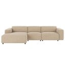 Rowico Home Willard Sofa 4-pers. m. chaiselong, Venstre, Beige stoff   Unoliving