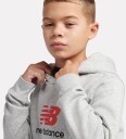 New Balance Hettegenser   Stablet Logo   Atletisk Grey Heather   New Balance   12 13 år 152 158   Hettegenser   Grå
