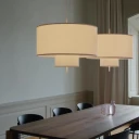 New Works Margin Pendellampe Ø70 Hvit Canvas