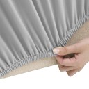 vidaXL 3-seters sofaovertrekk polyester grå