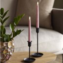 Edelweiss LED Kronelys 2pk   Pale Rose Rosa