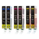 inkClub MCA02-6 Multipack blekkpatroner (erstatter Canon CLI-551)
