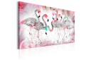 Tavle Flamingoes Family 90X60 Artgeist sp. z o. o.