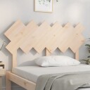 vidaXL Sengegavl 132x3x81 cm heltre furu