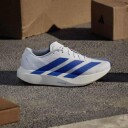 Adidas Men's Adizero Evo SL Cloud White / Royal Blue / Pure Ruby 42