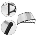 Inngangstak 150x100 cm polykarbonat beskyttelse ModernHome