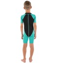 Seac Badedrakt   Dolphin Shorty Kid   1,5 mm   Svart/Tiffany   Seac   11 år 146   Badetøy Grønn Turkis