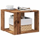  Salongbord gammelt tre 40x40x30 cm konstruert tre 8721158438676