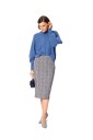 Burda 6061 - Skjørt EUR: 34-44, US: 8-18