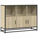  Skjenk sonoma eik 100x35x76 cm konstruert tre 8721102840890