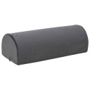vidaXL Fotstøttepute 42 x 18 x 13 cm Fast PU Skum Grå