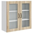  Kjøkkenskap med hylle Sonoma eik 80 x 31 x 80 cm Konstruert tre