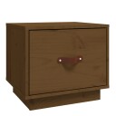 vidaXL Nattbord honningbrun 40x34x35 cm heltre furu