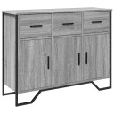  Skjenk grå sonoma 97x32,5x74,5 cm konstruert tre 8721102811302