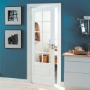Swedoor style sp10 innerdor med glass 80x210 cm hvit