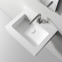 Pulcher Waterproof 50 50X40cm Servant Matt Hvit SolidTec