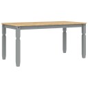  Spisebord Corona grå 160x80x75 cm heltre furu 4005718