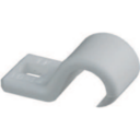 Schneider Electric 100-pakning Runde Kabelklemmer 10-14 mm Hvit