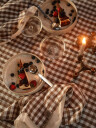 Lovely Linen Misty Napkins (4-Pack) - Brown - 45X45