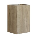 Dansani Inzo Urban Glatt Servantskap Slim 1 Dør B40xh64xd35cm Hvit Matt / Venstre Hengslet