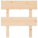 vidaXL Sengegavl 93,5x3x81 cm heltre furu