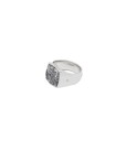 Tom Wood Jewellery Cushion Larvikite Ring Sølv  female 54