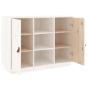 vidaXL Skjenk hvit 100x40x75 cm heltre furu