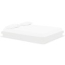 vidaXL Sengeramme hvit heltre fru 160x200 cm