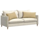  Sofaputer 2 pcs Grågrønn 80 x 40 cm Corduroy stoff