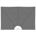 vidaXL Balkong privat skjerm 240 x 160 cm Polyester Rektangulær