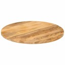  Bordplate Ø 90x2,5 cm rund heltre mango