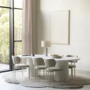 By Boo Spisestol Daybreak Taupe