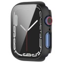 Apple Watch Series 9/8/7 Deksel med Beskyttelsesglass - 45mm - Svart