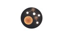 Trio Lighting Zodiac LED Plafond matt svart -