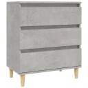 vidaXL Skjenk betonggrå 60x35x70 cm konstruert tre