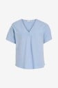 Vila - Topp viPrisilla V-neck S/S Top - Blå