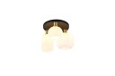 Trio Lighting Taklampe Diva Matt messing/hvit