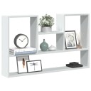  Vegghylle hvit 99x15x60 cm konstruert tre